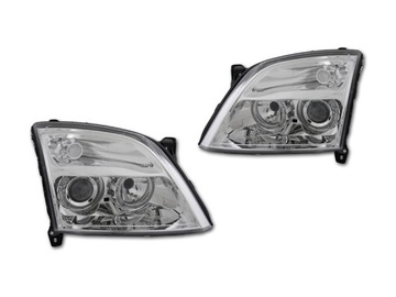 Headlight lantern opel vectra c 01 rings angel eyes, фото
