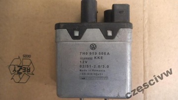 Vw t5 03-09 блок управління вентиляторів без кондиціонера 7h0!!, фото