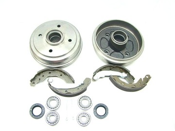 Drums brake x2+ pads+ bearing daewoo matiz, фото
