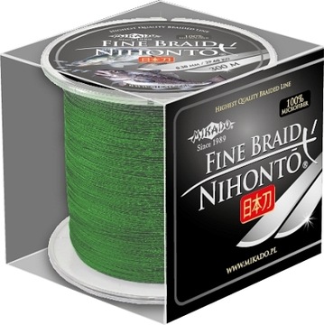 Wicker nihonto fine 0, 35mm 300m green mikado, фото