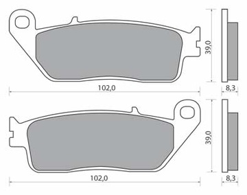 Pads honda vf vt vtr 250 750 1100 shadow gl 1500, фото