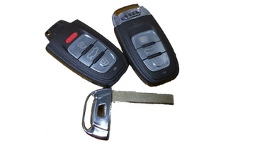 Ключ audi a4 a5 q5 a6 a7 a8 s7 s8 rs безключевой go европа 868mhz америка 315mhz, фото