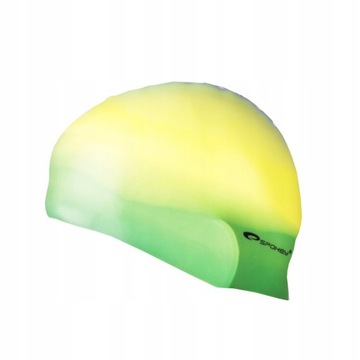 Cap swimmer for adults silicone talkative yellow, фото