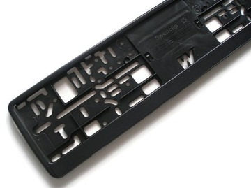 Frame black frameworks under license plate hinged norclip, фото