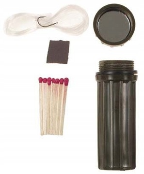Basic necessities mfh survivalist organizer matches mirror, фото