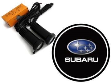 Welcoming light logo subaru cree maxx 2x7w, фото