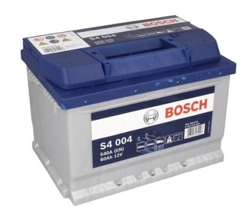 Аккумулятор bosch s4 004 60ah 540a права+, фото