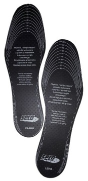 Shoe insoles against sweating with coal active, фото