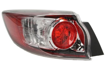 Rear left light mazda 3 hatchback 09 - 13 depo external, фото