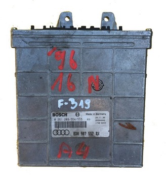 Ecu audi a4 1.6 8d0907557bx 0261203554/555, фото