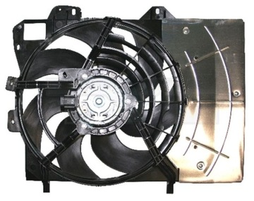 Wp9 citroen c3 aircross 17- radiator fan, фото
