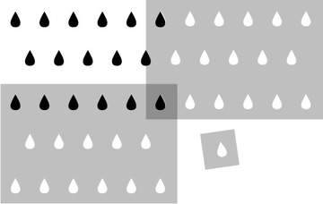 Template painting reusable wallpaper drops 2, фото