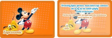 Приглашения день рождения для детей mickey, фото