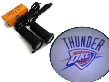Welcoming light logo oklahoma thunder 2x7w, фото