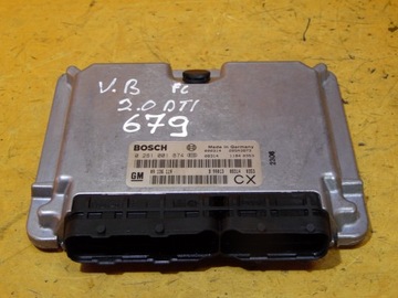 Control unit motor 2. 0tdi opel vectra b 0281001874, фото