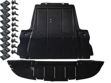 Renault megane 03 -.. protection motor bumper clips, фото