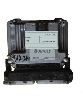 Ecu vw sharan 2.0 tdi 0281017096 03l906018hj, фото