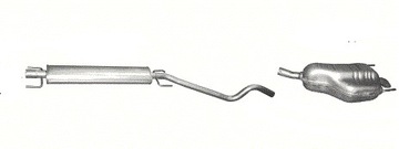 Mufflers complete+clamps opel astra h volume. 1, 6+1, 8 station wagon, фото