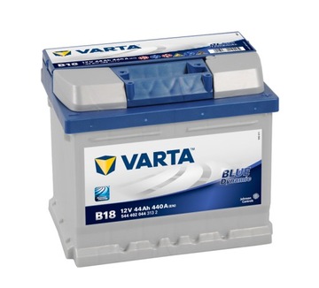 Аккумулятор varta blue динамический 44ah, 440a, b18, 207x175x175 мм., фото