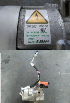 Kia optima 2016-19 гибрид plug-в компрессор кондиционера, фото