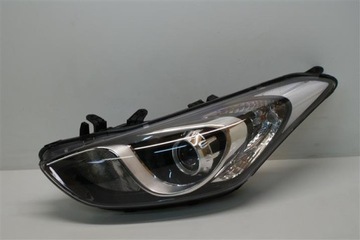 Hyundai i30 1 30 12 - 2015 год. левая фара передняя линза, фото