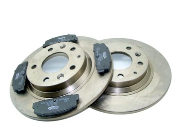 Disks x2+ pads mazda 6 gg gh gy premacy ass, фото