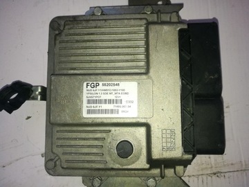 Lancia ypsilon 1.3 компьютер 55202548 mjd6jf. y1, фото