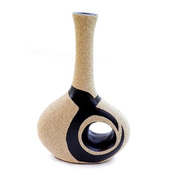 Flowerpot decorative з terracotta decorated sand, фото