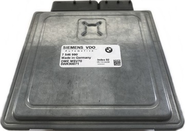 Dme msv70 компьютер bmw 2.0 d 7546990 5wk90071, фото