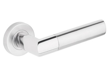Inner handle metal - bud short sign, round sign, фото