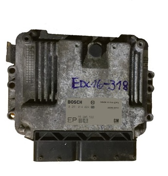 Ecu opel zafira 1.9 cdti 0281014024 55205622 dopis, фото