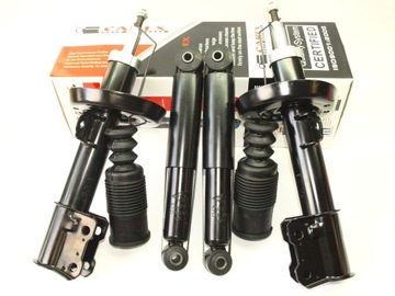 4x shock absorbers in front of+ ass bumper opel astra g sedan hatchback, фото