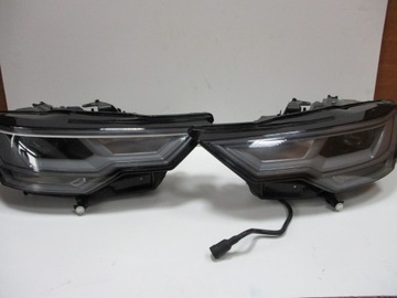 Lantern headlights audi a6 4k0 led backlight 4k0941034 4k0941033b, фото