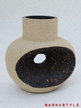 Flowerpot decorative з terracotta decorated sand, фото
