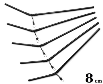 5 x sturdy tube anti-entanglement bent/ 8 centimeters /, фото