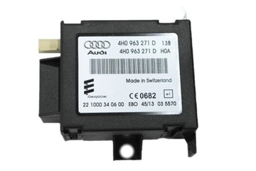 Audi q7 4m контроллер блок webasto 4h0963271d, фото