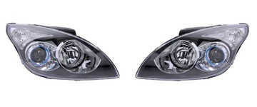 Рефлектор фара передняя hyundai i30 07 - комплект левая+ права, фото