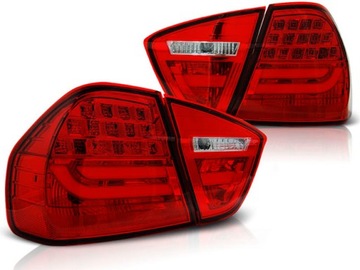 Фонаря светодиодные led подсветка bmw e90 седан 05-2008 год led подсветка бар красный, фото