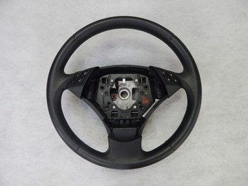 Bmw e60 e61 restyling - steering wheel skin multifunctional original 2007, фото