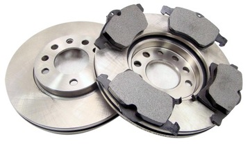 Disks x2+ pads front astra g h zafira b 9-3 9-5, фото