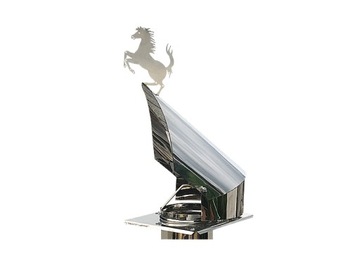 Visor chimney with a base type fireman fi 180, фото