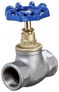 Valve crane cast iron end-to-end 6/ 4" fittings, фото
