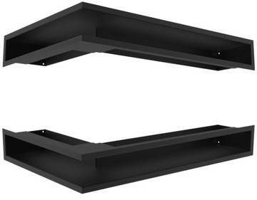 Lattice fireplace backlash angular 800x400x90 2 pcs set, фото