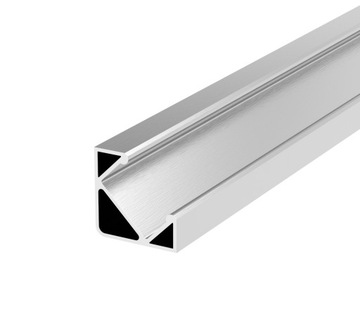 Profile led backlight angular 17 x 17 x 13, 4 mm anodized, фото