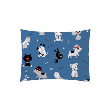 Pillowcase cotton on the pillow 50x60 nyks 189blu, фото