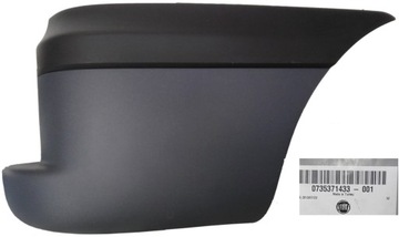 Angle rear bumper d0blo 00 - 05 735371433 right, фото