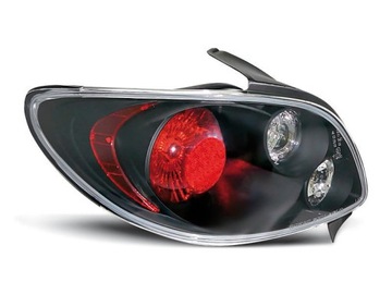 Фонаря peugeot 206 1998-02 lexus black черный, фото