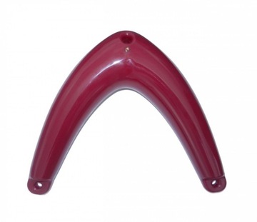Bow bumper yachting great 11x105cm burgundy, фото