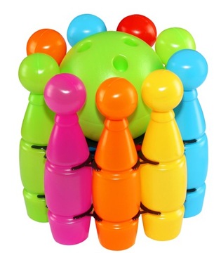 Kregle maxi great colored bowling alley з polish, фото