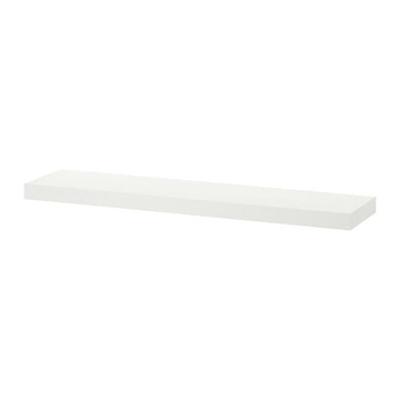 Ikea varnish shelf wall-mounted 110x26 centimeters white, фото